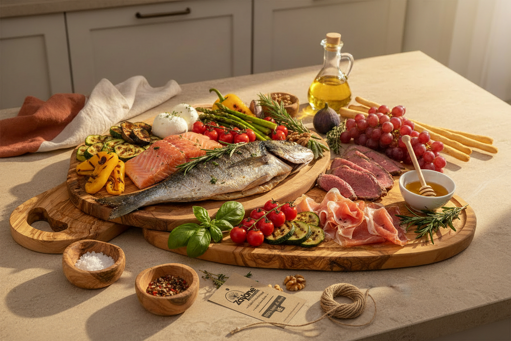Tagliera “Essenziale” in Legno d'Ulivo | Zayane™