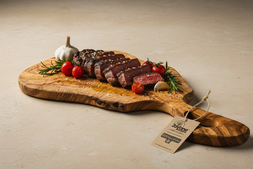 Tagliera “Elegante” in Legno d'Ulivo | Zayane™