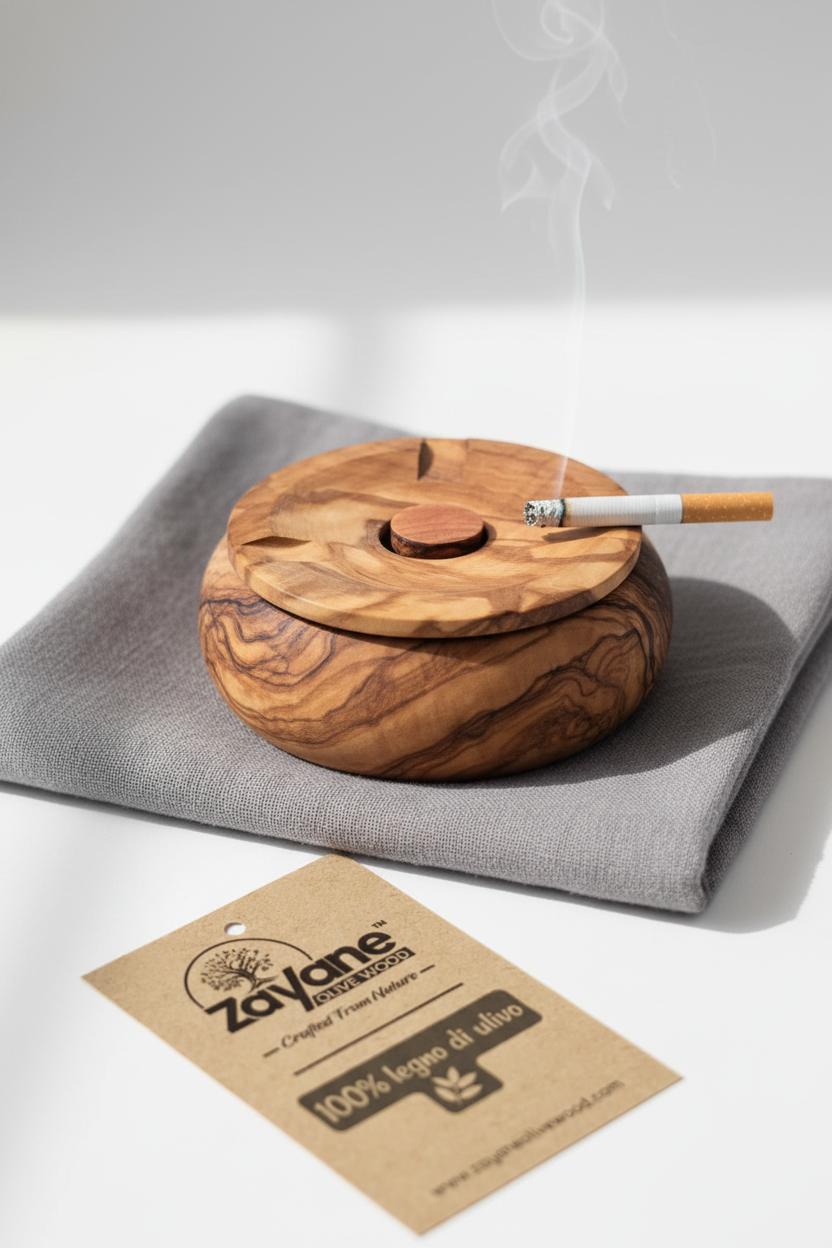 Ascher aus Olivenholz handgefertigt | Zayane™