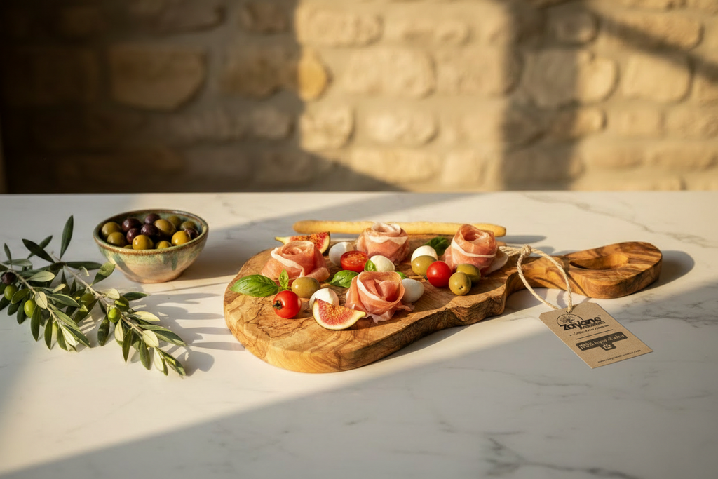 Tagliera “Elegante” in Legno d'Ulivo | Zayane™