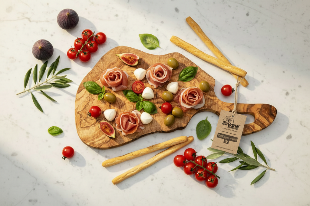 Tagliera “Elegante” in Legno d'Ulivo | Zayane™