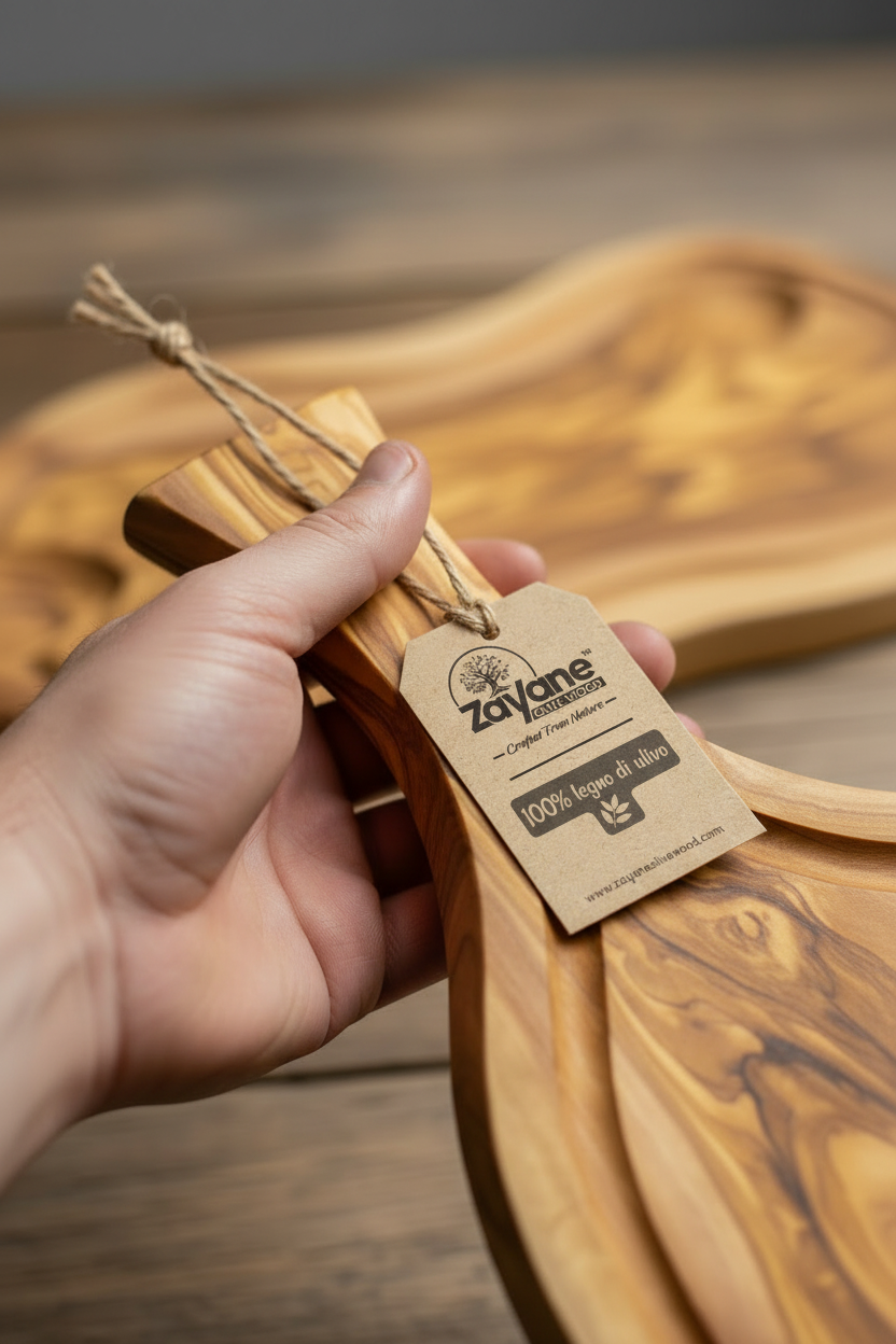 Tagliera “Portata” in Legno d'Ulivo | Zayane™