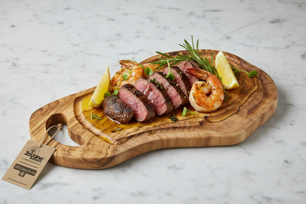 "Presa" Cutting Board in Olive Wood | Zayane™
