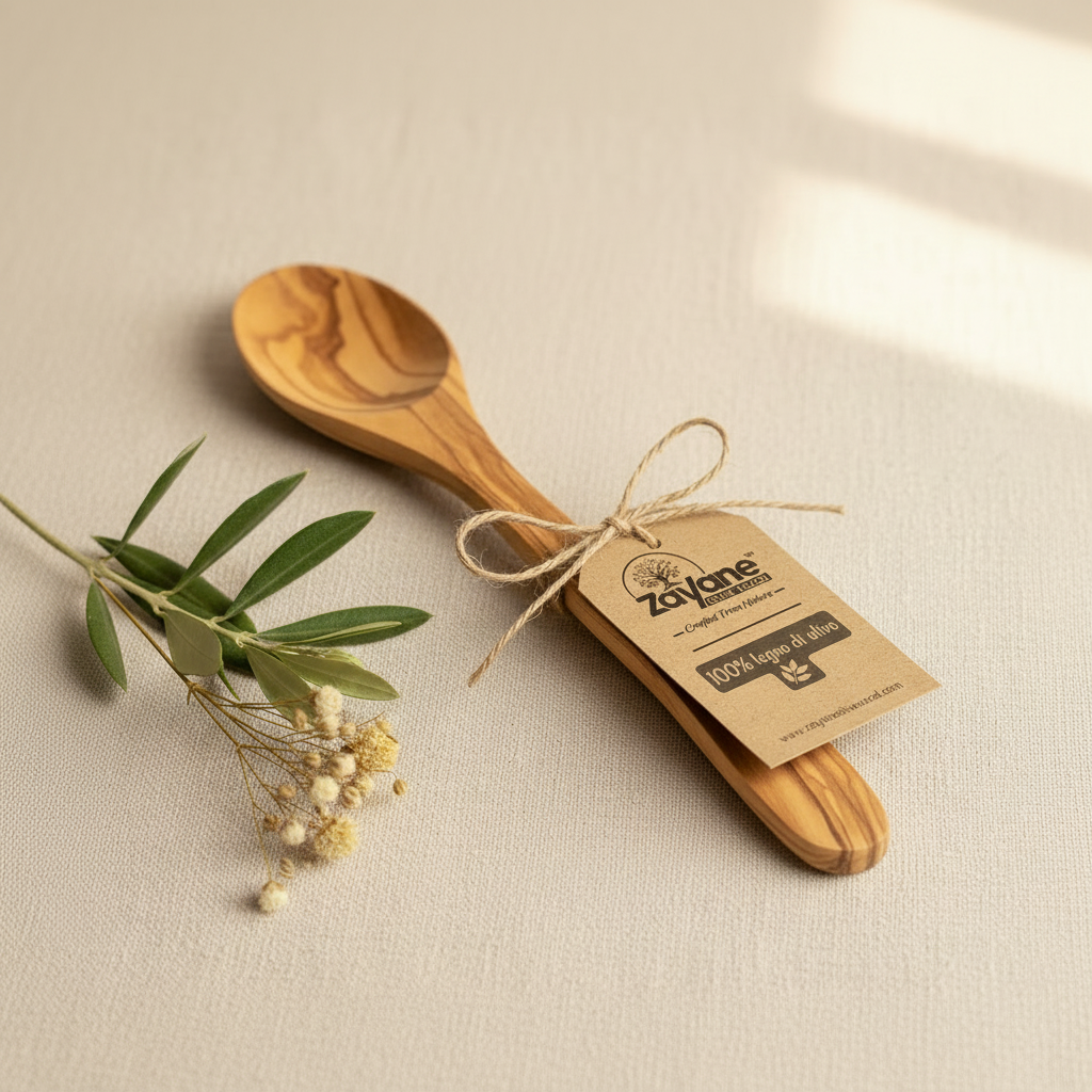 3er Set Holzlöffel – Essbesteck aus Olivenholz | Zayane™