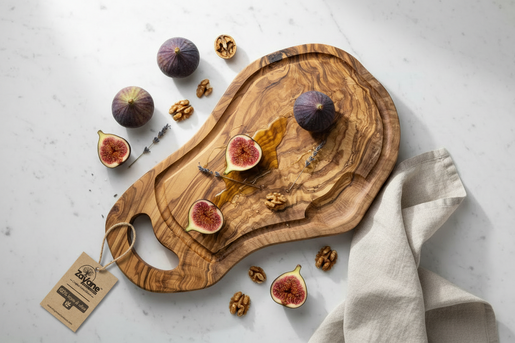 "Presa" Cutting Board in Olive Wood | Zayane™
