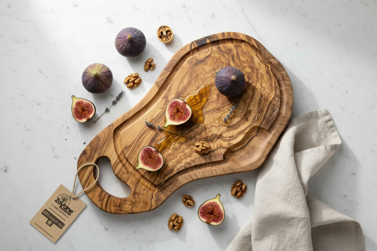 Tagliera “Presa” in Legno d'Ulivo | Zayane™