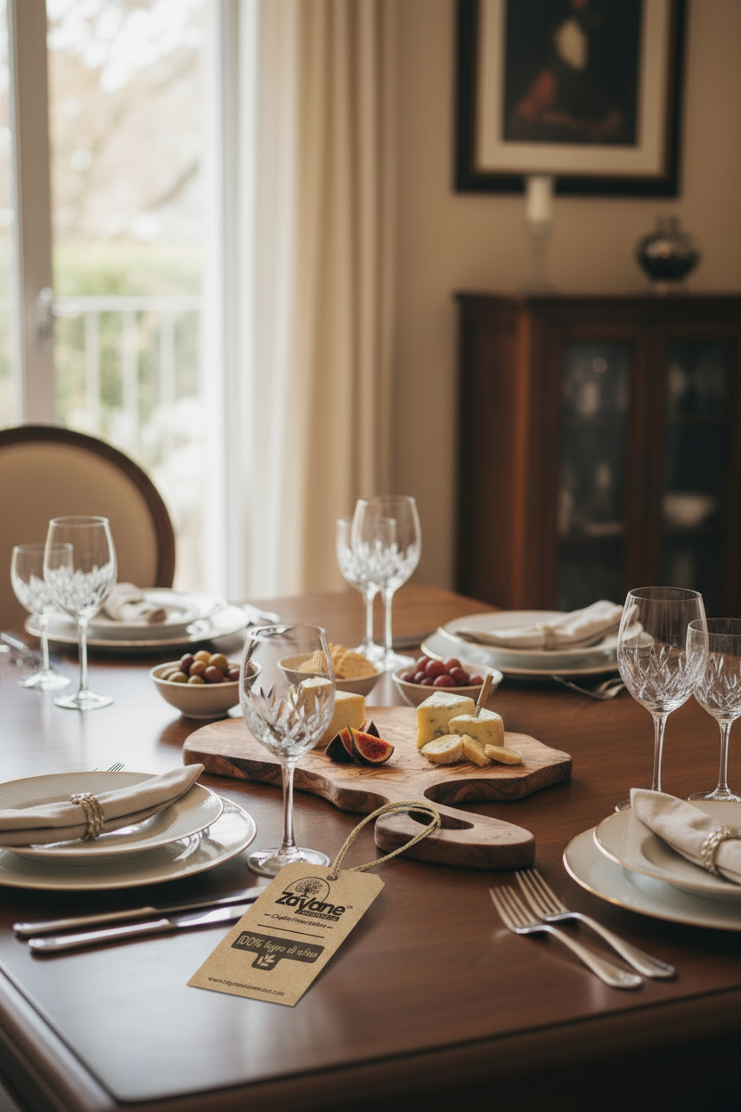 Tagliera “Elegante” in Legno d'Ulivo | Zayane™