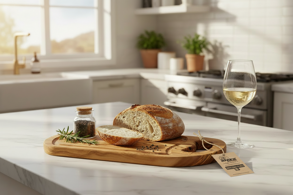 "Presa" Cutting Board in Olive Wood | Zayane™