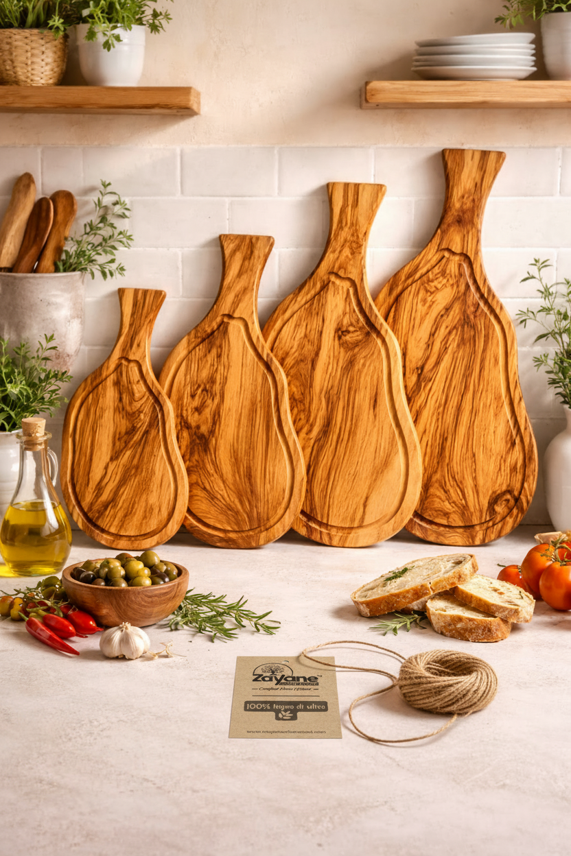 "Portata" Serving Board in Olive Wood | Zayane™