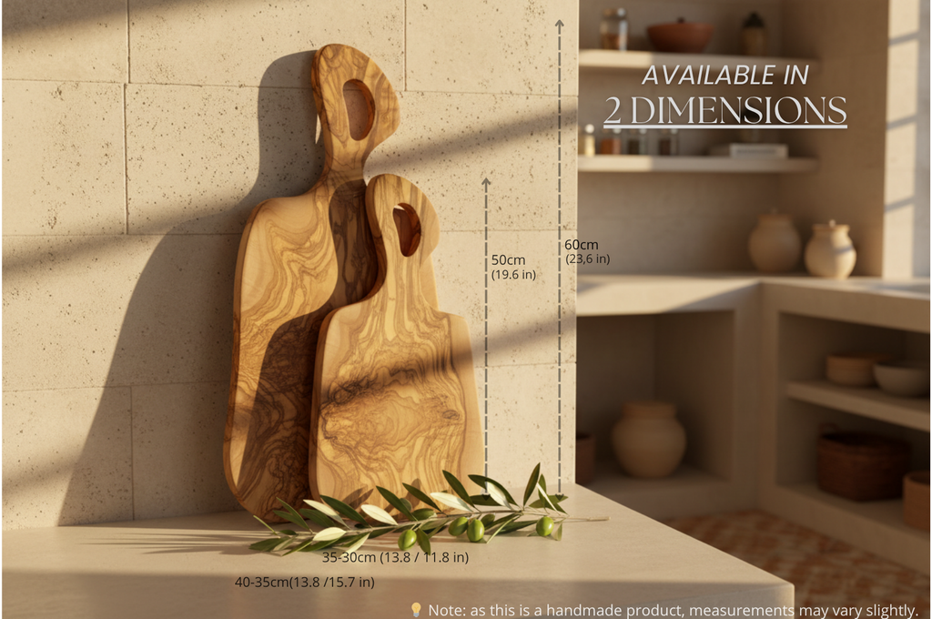 Tagliera “Elegante” in Legno d'Ulivo | Zayane™