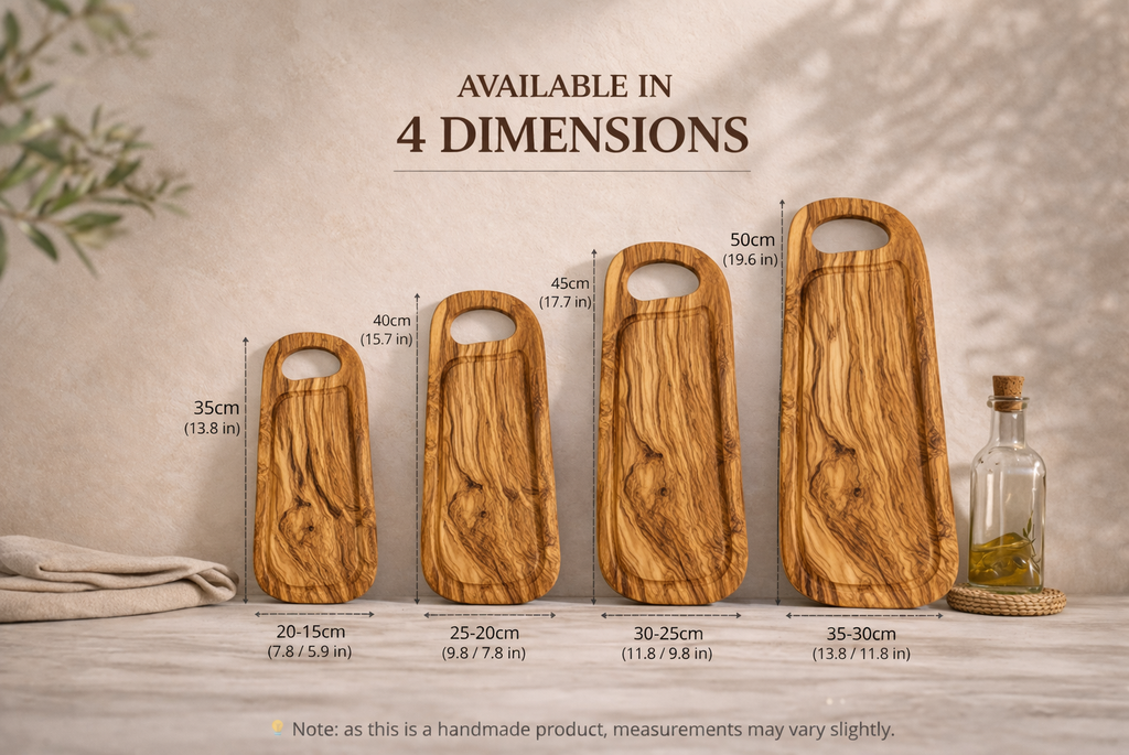 "Presa" Cutting Board in Olive Wood | Zayane™