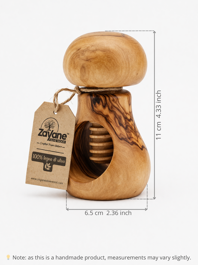 Schiaccianoci a Forma di Fungo in Legno d'Ulivo | Zayane™