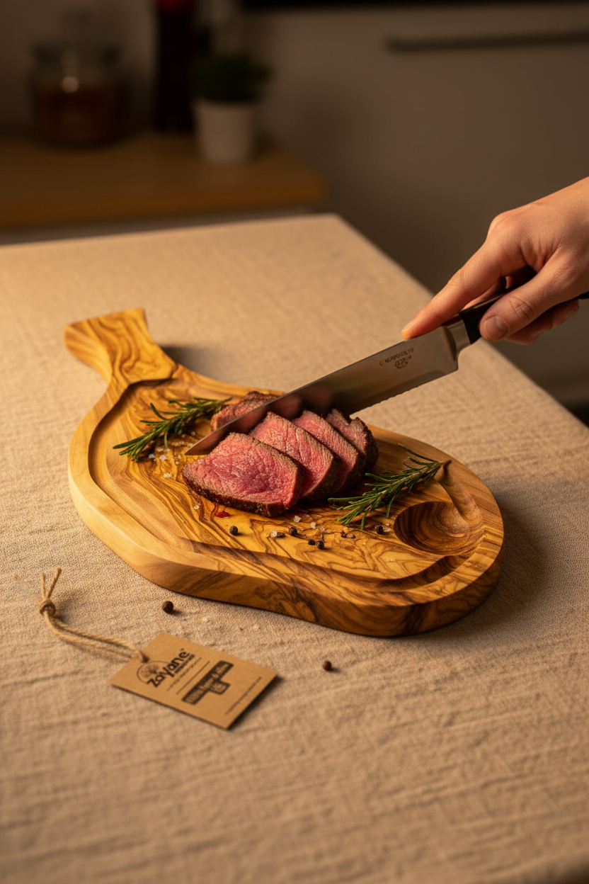 "Portata" Serving Board in Olive Wood | Zayane™